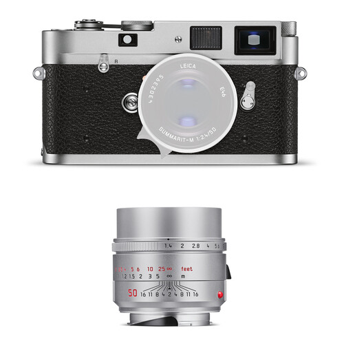 Leica M-A (Typ 127) Rangefinder Camera with 50mm f/1.4 Lens Kit (Silver)