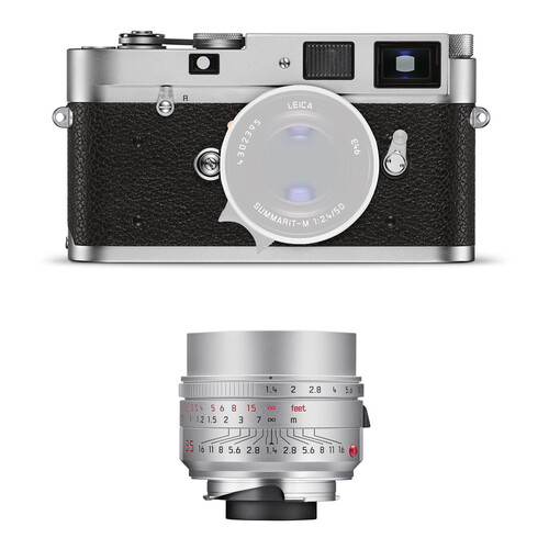 Leica M-A (Typ 127) Rangefinder Camera with 35mm f/1.4 Lens Kit (Silver)