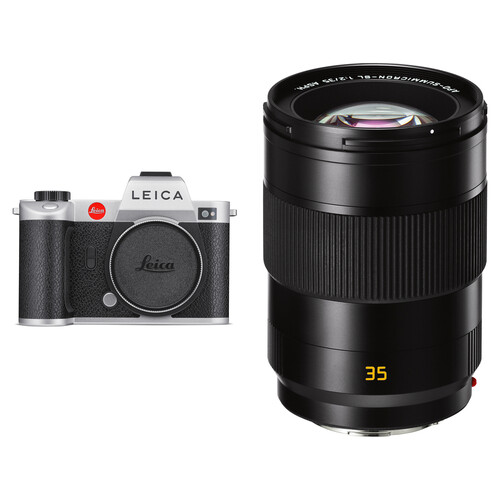 Leica SL2 Mirrorless Camera Kit with 35mm f/2 Lens (Silver)