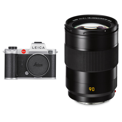 Leica SL2 Mirrorless Camera Kit with 90mm f/2 Lens (Silver)