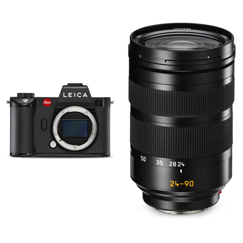 Leica SL2 Mirrorless Camera with 24-90mm f/2.8-4 Lens Kit (Black)