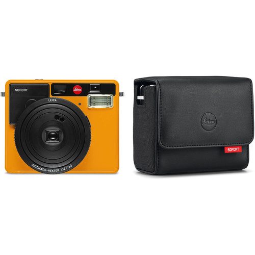 Leica Sofort Instant Film Camera with Case Kit (Orange) B&H