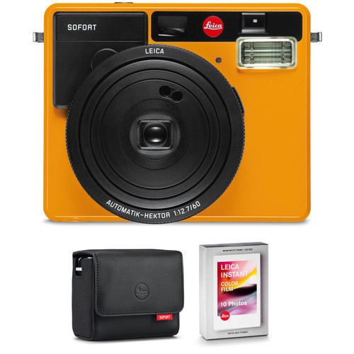 ライカ　LEICA SOFORT オレンジ #MP08N2511-5 Leica Sofort Instant Film Camera with Case and Color Film Kit