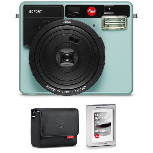 【Leica SOFORT】インスタントカメラ Leica Sofort Instant Film Camera with Case and Monochrom Film