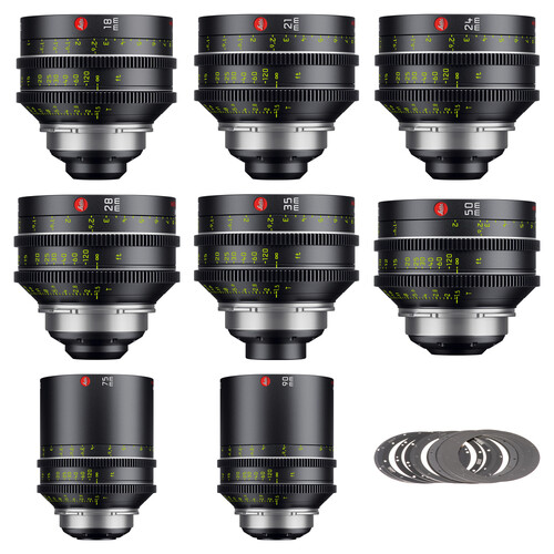 Leitz Cine HUGO 8-Lens Set with 18mm (LPL Mount, Feet)