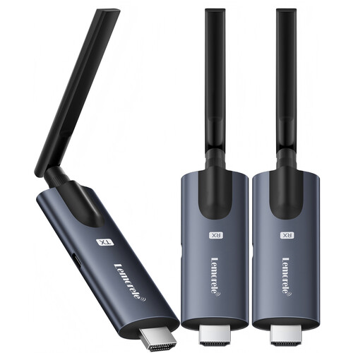 Lemorele R1010 Wireless HDMI Video Transmission System (1 TX / 2 RX)