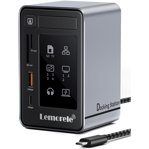 Lemorele TC1000 12-in-1 MST Docking Station