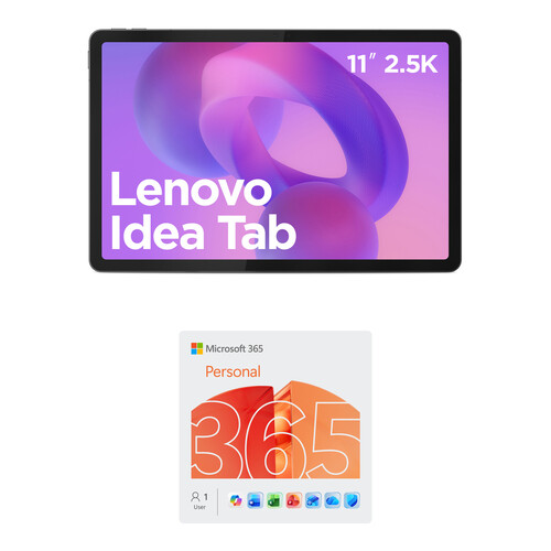 Lenovo 11" Idea Tab Multi-Touch 128GB Tablet with Microsoft 365 Personal (1-User License, 12-Month Subscription)