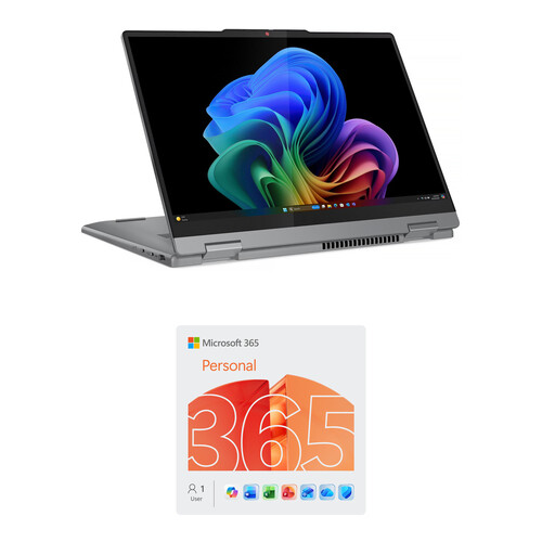 Lenovo 14" IdeaPad 5 2-in-1 Multi-Touch Laptop Kit with Microsoft 365 Personal (1-User License, 12-Month Subscription)