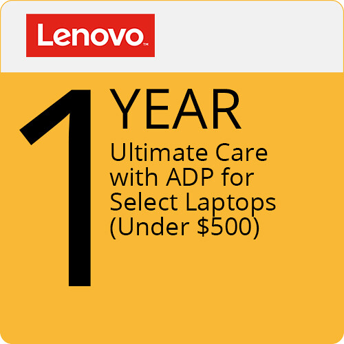 Lenovo 1-Year Ultimate Care with ADP for Select Laptops (Under $500)