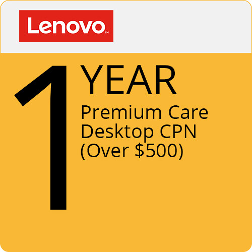 Lenovo 1-Year Premium Care for Select Desktops (Over $500)
