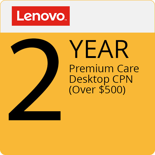 Lenovo 2-Year Premium Care for Select Desktops (Over $500)