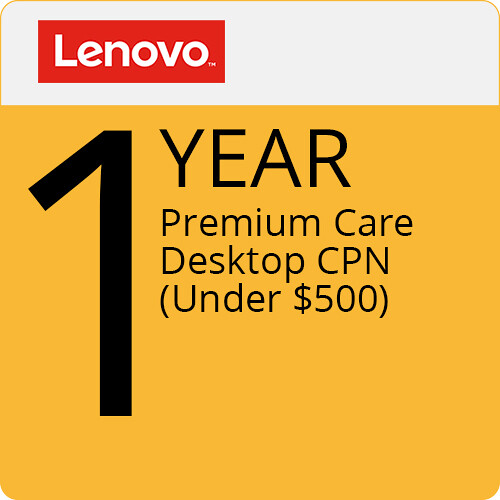Lenovo 1-Year Premium Care for Select Desktops (Under $500)