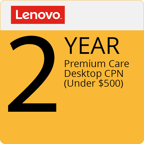 Lenovo 2-Year Premium Care for Select Desktops (Under $500)
