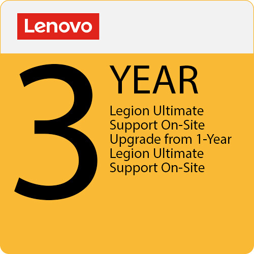 Lenovo 3-Year Legion Ultimate Support On-Site Upgrade from 1-Year Legion Ultimate Support On-Site