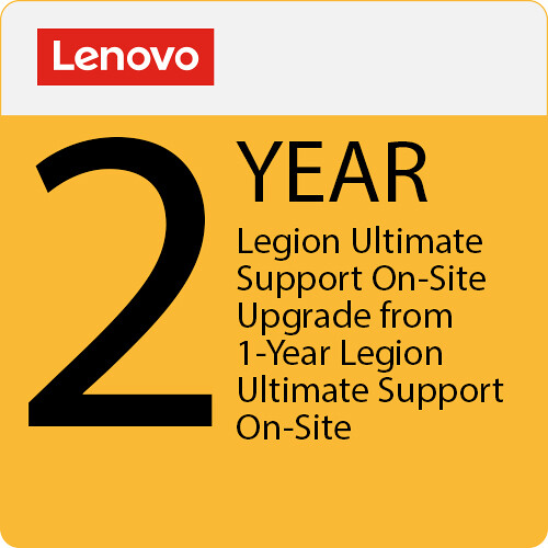 Lenovo 2-Year Legion Ultimate Support On-Site Upgrade from 1-Year Legion Ultimate Support On-Site