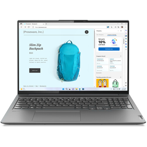 Lenovo 16" Slim 7 Multi-Touch Laptop