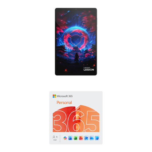 Lenovo 8.8" Legion Tab Multi-Touch Tablet Kit with Microsoft 365 Personal (1-User License, 12-Month Subscription)