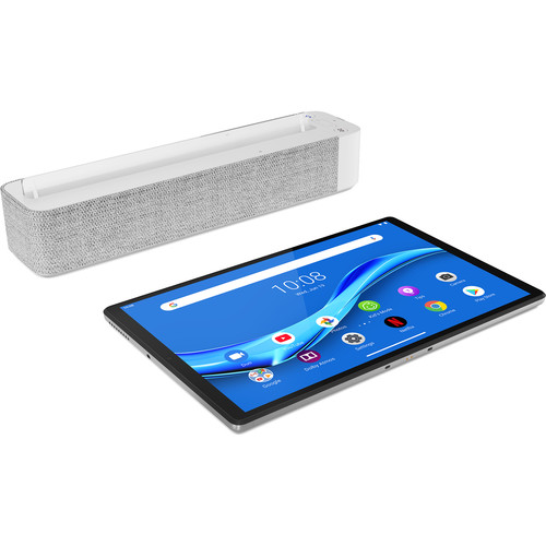 Lenovo 10.3" Smart Tab M10 FHD Plus 64GB Tablet with Alexa Smart Dock (Wi-Fi, 2nd Gen, 2020, Platinum Grey)