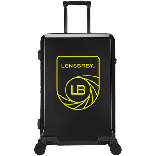 Lensbaby Rolling Luggage Case with Lensbaby Logo (Black, 84L)
