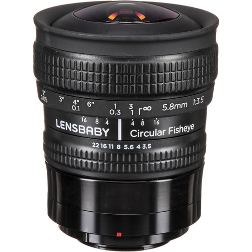 Lensbaby 5.8mm f/3.5 Circular Fisheye Lens for Fujifilm X