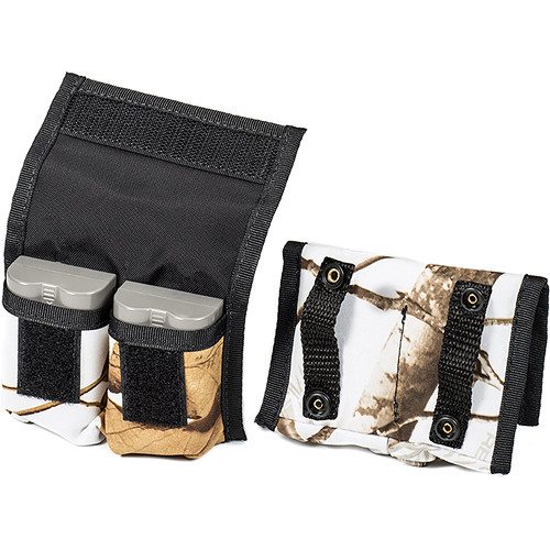LensCoat BatteryPouch DSLR 2+2 (2-Pack, Realtree AP Snow)