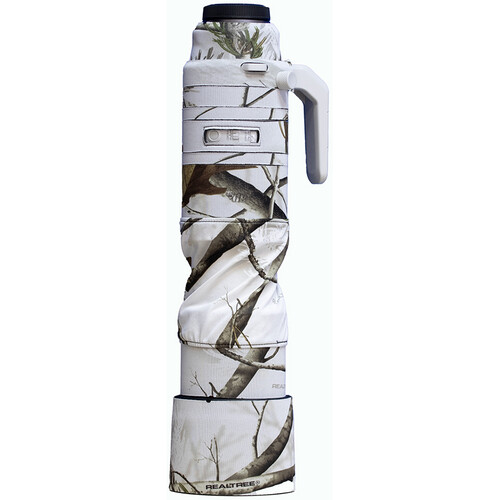 LensCoat Cover for Canon RF 200-800mm f/6.3-9 IS USM Lens (Realtree Snow)