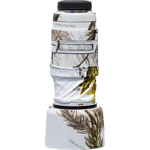LensCoat Lens Cover for Canon RF 70-200 F/2.8 IS Lens (RealTree AP Snow)