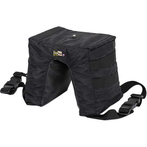 LensCoat LensSack Pro Jr Beanbag Support (Black, Empty)