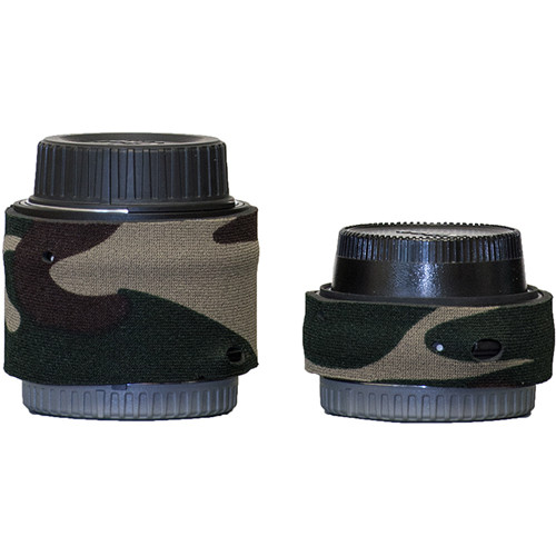LensCoat Lens Cover for Nikon Teleconverter Set III (Forest Green Camo)