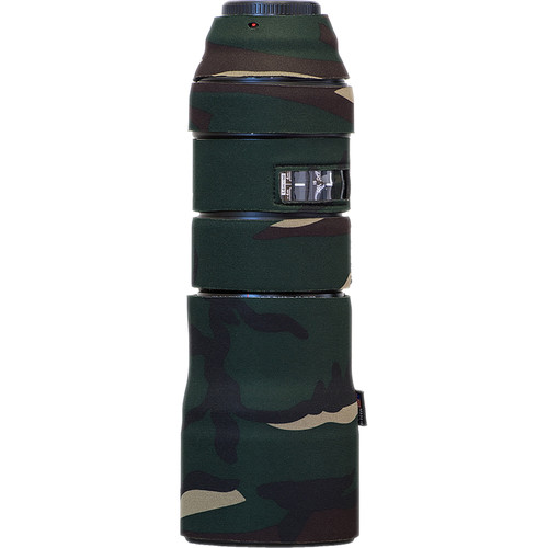 LensCoat Lens Cover for the Olympus M.Zuiko 300mm f/4 IS Lens (Forest Green Camo)