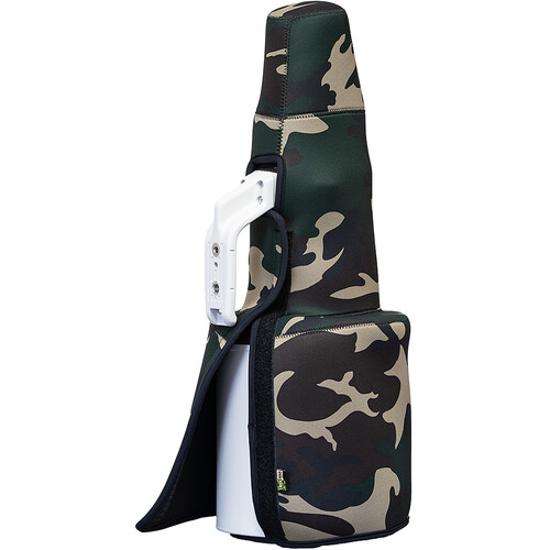 LensCoat Travelcoat for Canon RF 600 f/4 IS with Hood (Forest Green Camo)