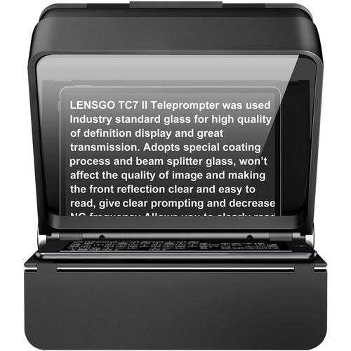 LENSGO TC7II Portable Teleprompter for Cameras