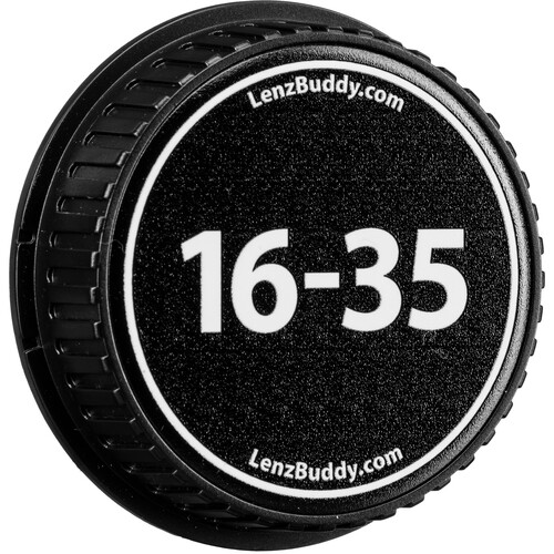 LenzBuddy 16-35mm Rear Lens Cap (Black & White)