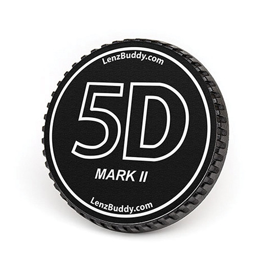 LenzBuddy Body Cap for Canon EF Mount Cameras (5D Mark II, Black/White)