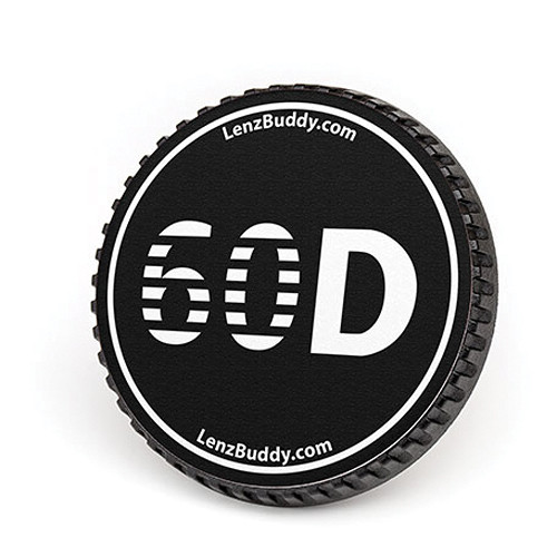 LenzBuddy Body Cap for Canon EF Mount Cameras (60D, Black/White)