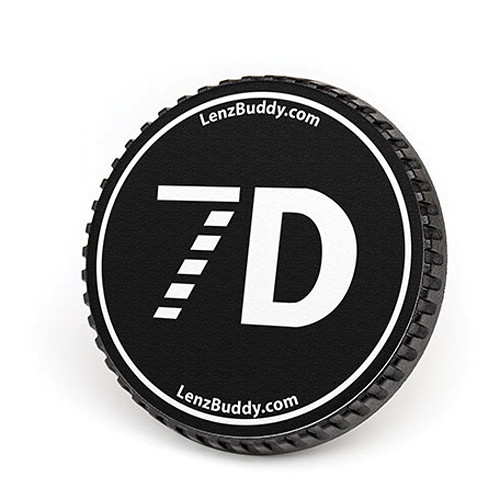 LenzBuddy Body Cap for Canon EF Mount Cameras (7D, Black/White)