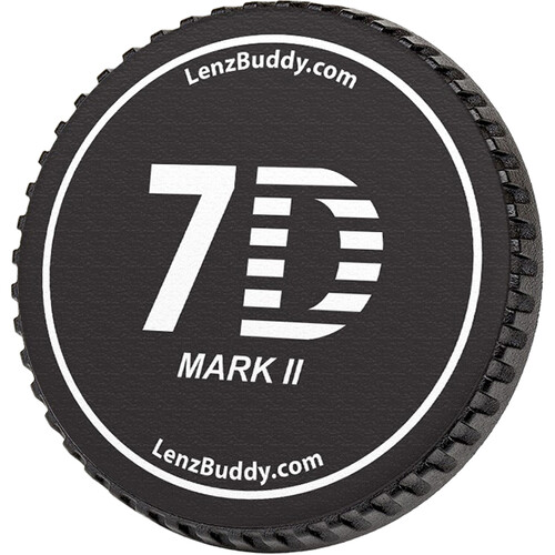 LenzBuddy Body Cap for Canon EOS 7D Mark II (Black/White)