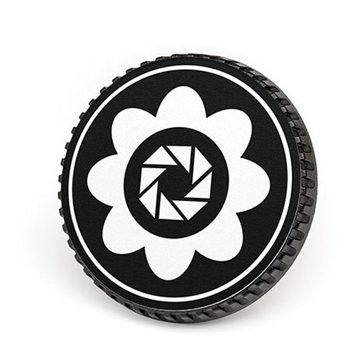 LenzBuddy Body Cap for Canon EF Mount Cameras (Flower, Black/White)