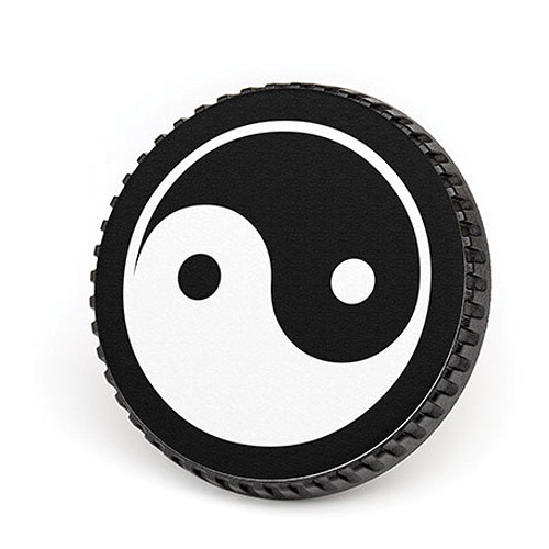 LenzBuddy Body Cap for Canon EF Mount Cameras (Yin Yang, Black/White)