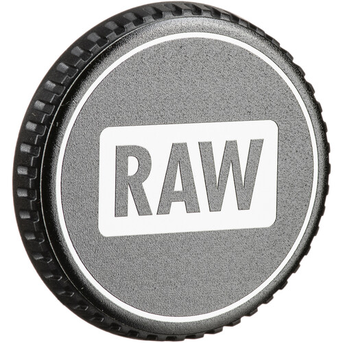 LenzBuddy Body Cap for Canon EF Mount Cameras (RAW, Black/White)