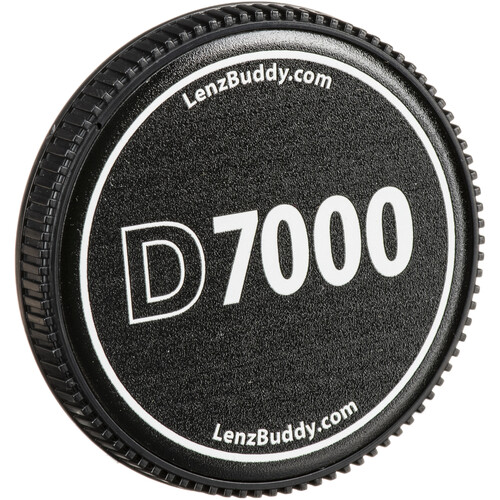 LenzBuddy Body Cap for Nikon F Mount Cameras (D7000, Black/White)