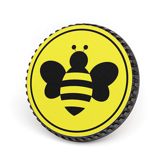 LenzBuddy Body Cap for Nikon F Mount Cameras (Bumblebee, Yellow)