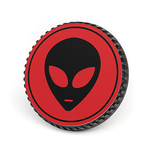 LenzBuddy Body Cap for Nikon F Mount Cameras (Alien, Red)