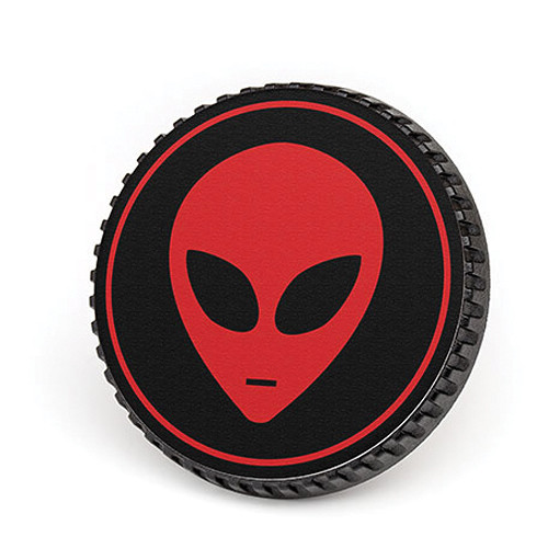LenzBuddy Body Cap for Nikon F Mount Cameras (Alien, Black/Red)