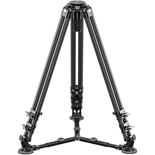 Leofoto LVC-253C Carbon Fiber Tripod with Leveling Base (Legs Only)