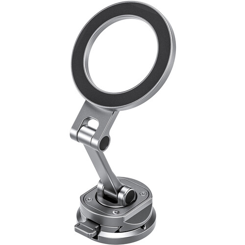Leofoto Magnetic Car Phone Mount (Silver)