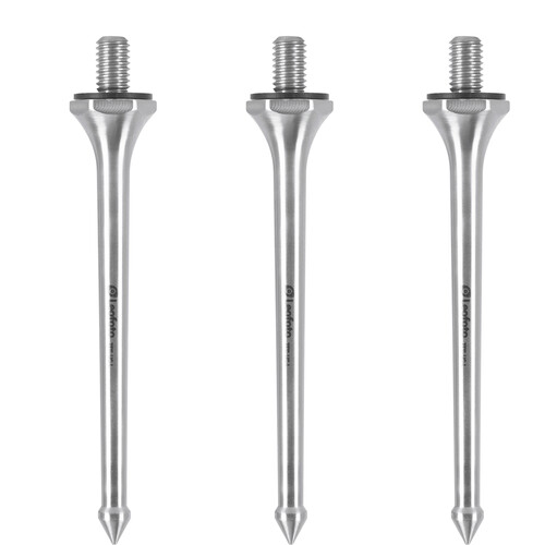 Leofoto TFS-US-L 3/8" Extra-Long Spikes, No Rubber Caps (5.43", Set of 3)