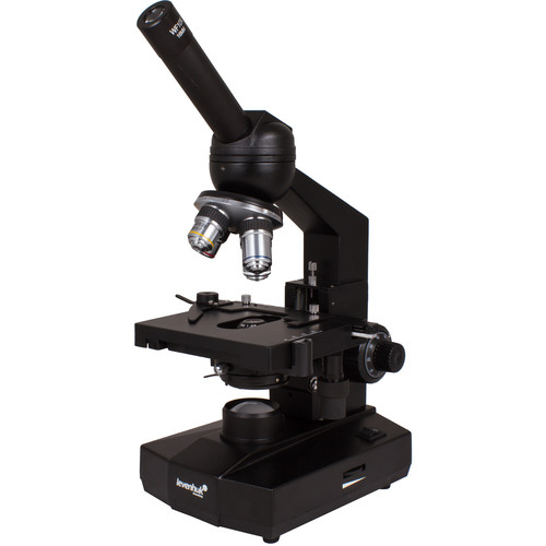 Levenhuk 320 Biological Monocular Microscope (110V, Matte Black)
