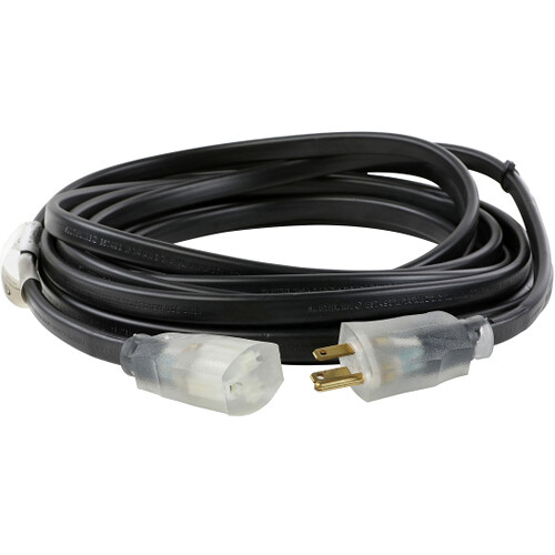 Lex Products Flat NEMA 5-15P to NEMA 5-15R Extension Cord (14 AWG, 50')